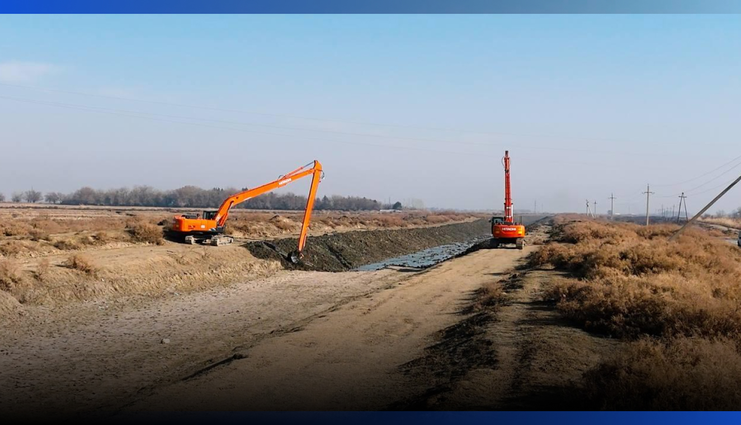 Image for Более 526 км каналов очищены перед поливным сезоном в Казахстане